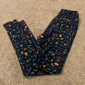 Lularoe girl’s makeup leggings one size